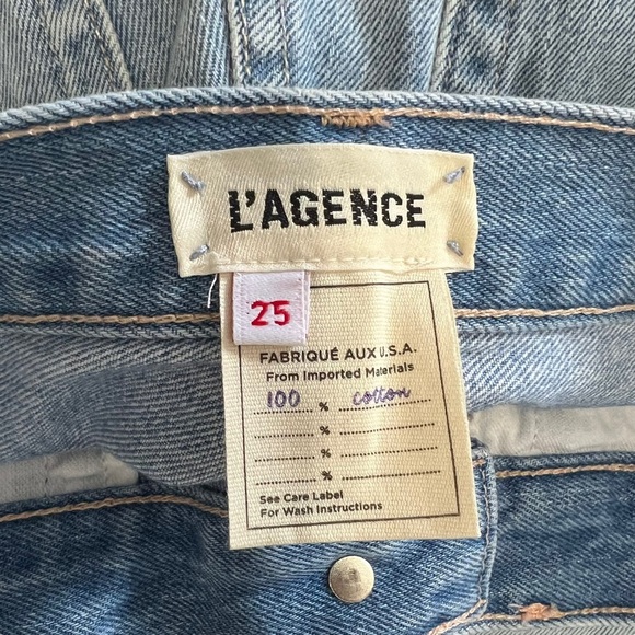 L'agence Adele Womens High Rise Crop Stove Pipe Jeans - Picture 15 of 16